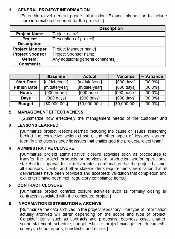 Project Report format In Word Awesome 8 Project Closure Report Templates Word Illustrator