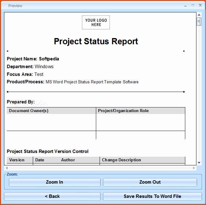 Project Report format In Word Unique 7 Project Status Report Template Bookletemplate