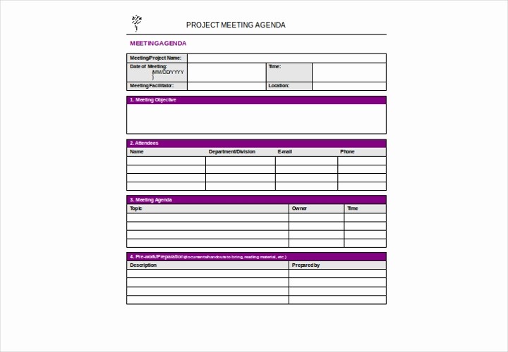 Project Team Meeting Agenda Template Luxury A Plete Guide to Making An Agenda