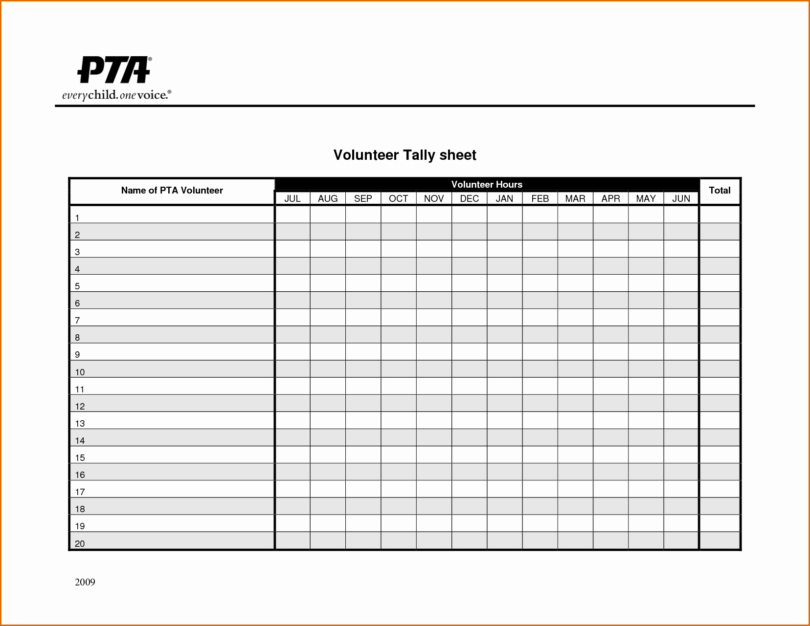 Pta Meeting Sign In Sheet Awesome 10 Volunteer Sign Up Sheet Template