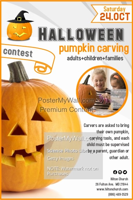 Pumpkin Carving Contest Flyer Template Unique Pumpkin Carving Contest Template