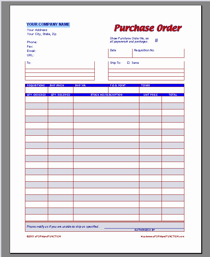 Purchase order Template Microsoft Word Best Of Invoice Template Invoice Templates Word Invoice Template