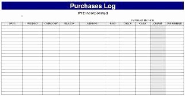 Purchase order Tracking Excel Sheet Fresh 5 Free Purchase order Log Templates Word Excel Pdf
