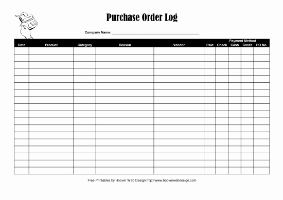 Purchase order Tracking Excel Sheet Lovely Download Purchase order Log Template Excel Pdf