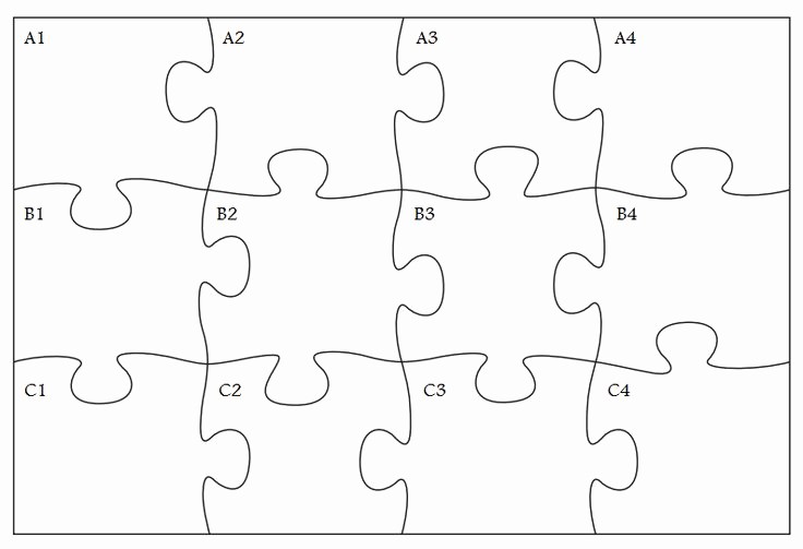 Puzzle Pieces Template for Word Best Of 12 Piece Jigsaw Puzzle Template Beautiful Template