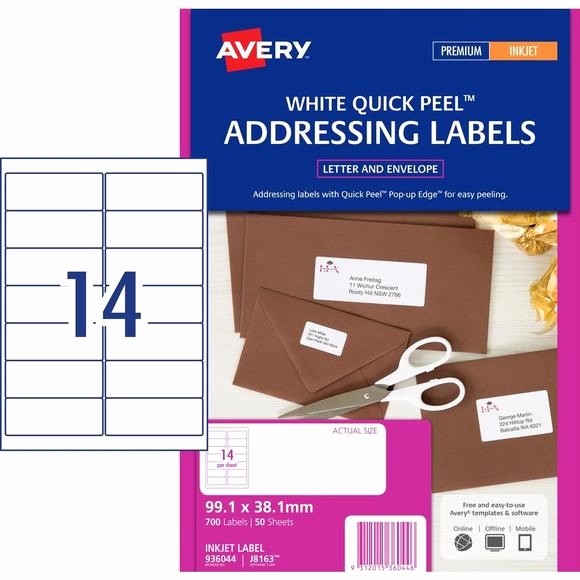Quill Laser Address Labels Template Best Of Avery – Label King