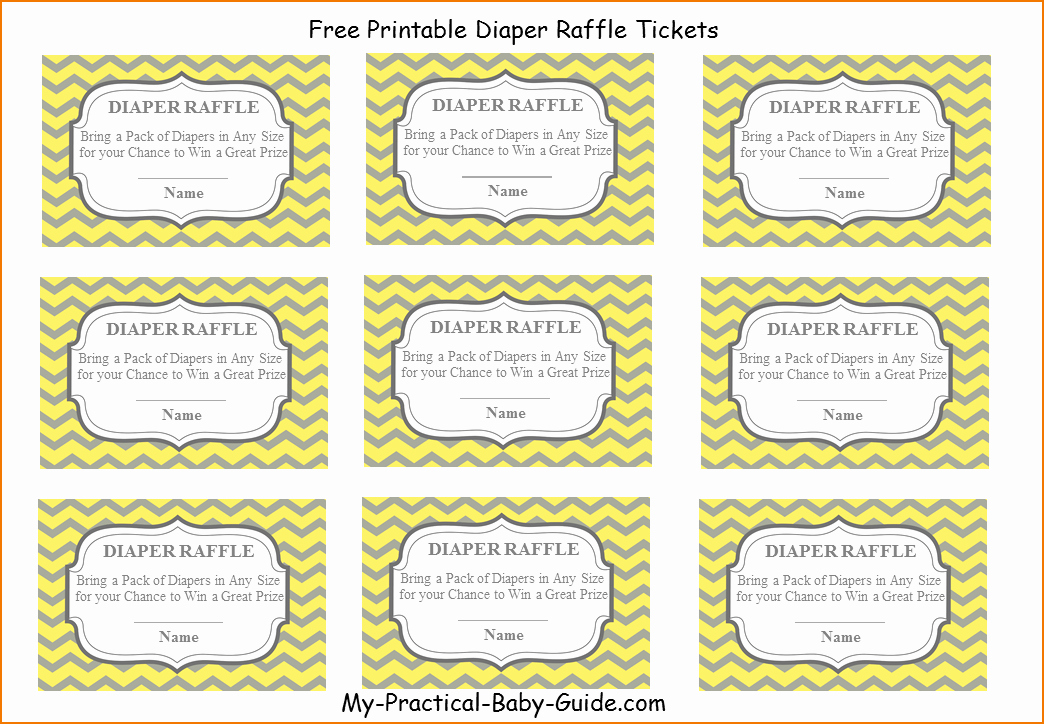 Raffle Ticket Printing Free Template Awesome 4 Printable Raffle Tickets