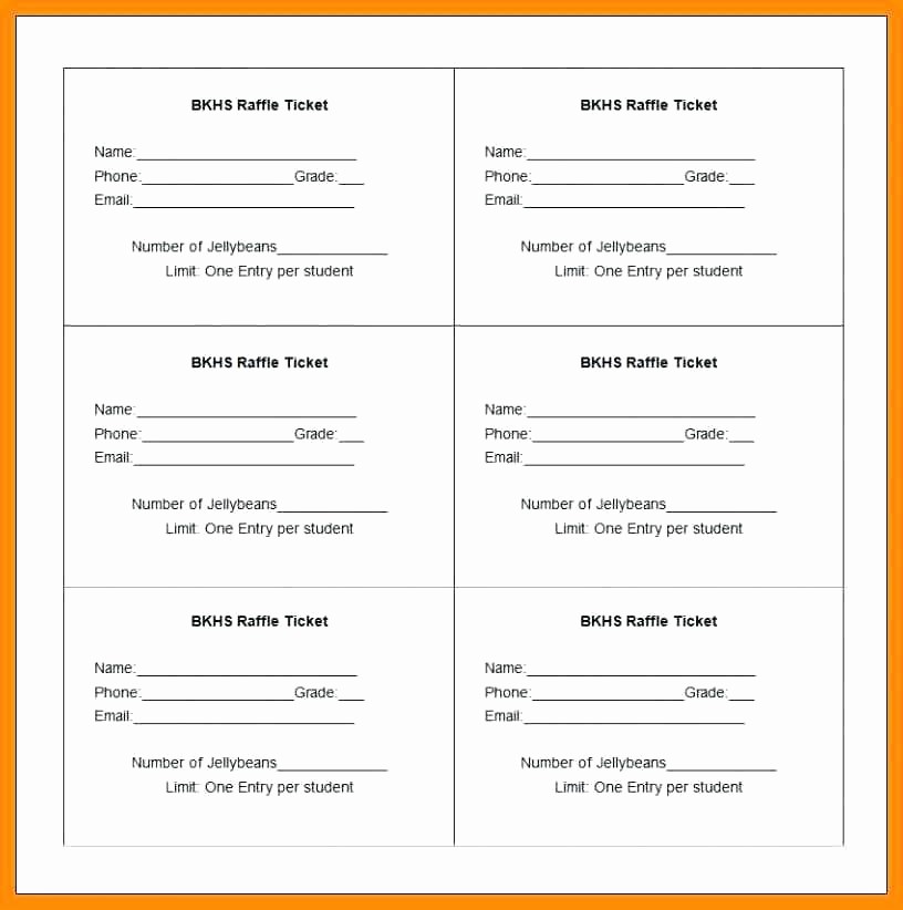 Raffle Ticket Printing Free Template Awesome Drink Tickets Template Word Blank event Ticket Movie In
