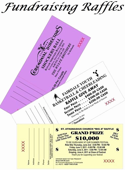 Raffle Ticket Samples for Fundraisers Unique 14 Best event Tickets Ticket Printing Images On