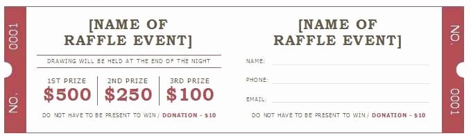 Raffle Ticket with Stub Template Lovely 6 7 Free Printable Raffle Tickets with Stubs