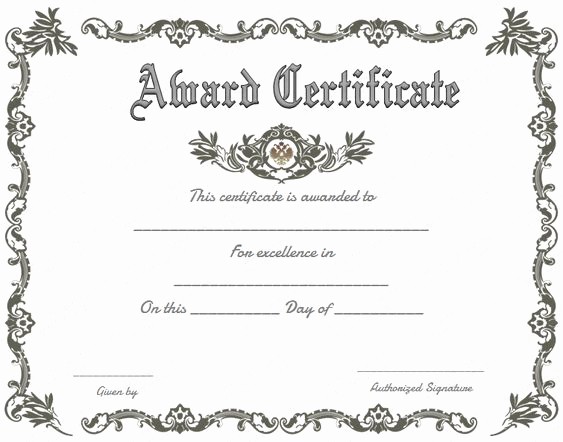 Recognition Certificate Templates Free Printable Unique Free Printable Certificate Of Recognition Google Search