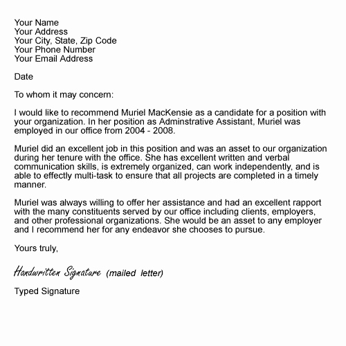 Recommendation Letter Sample From Employer Awesome Tips and Samples for Getting and Giving Re Mendations