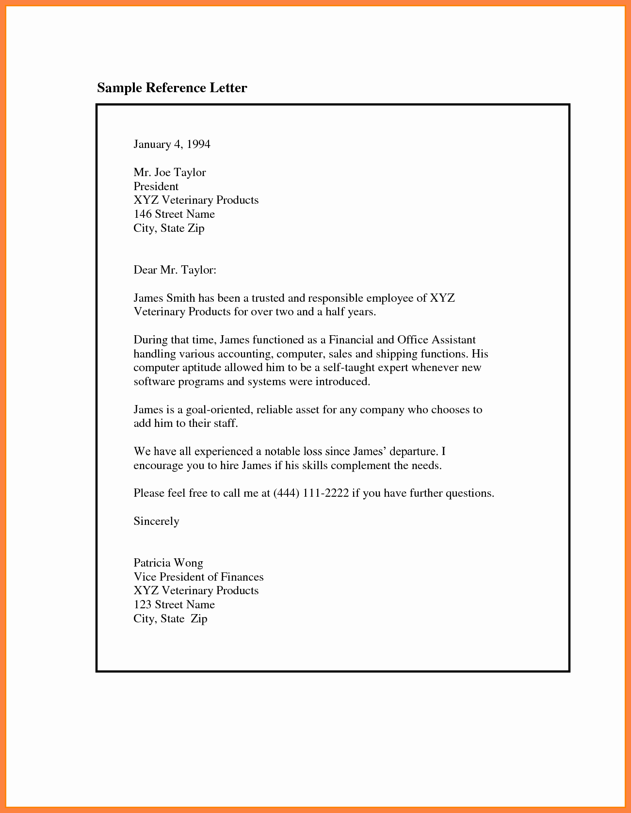 Recommendation Letter Sample From Employer Elegant 9 Re Mendation Letter for Employee