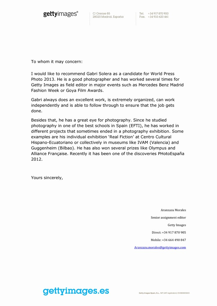Recommendation Letter Sample From Employer Unique Sample Letter Re Mendation for Employment