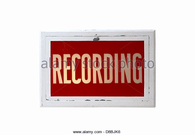 Recording In Progress Door Sign Best Of Recording Studio Warning Light Stock S &amp; Recording