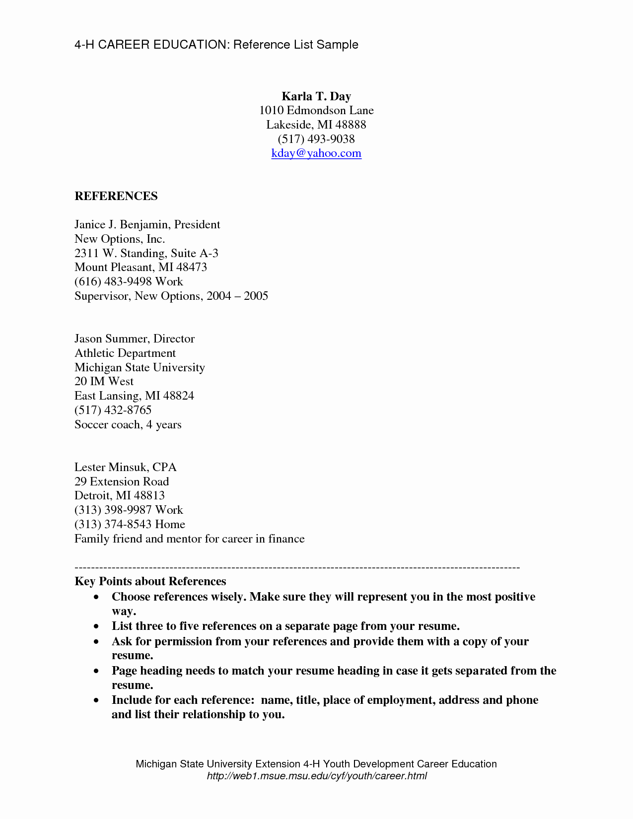 Reference List for A Job Beautiful How to List A Reference A Resume Resume Ideas
