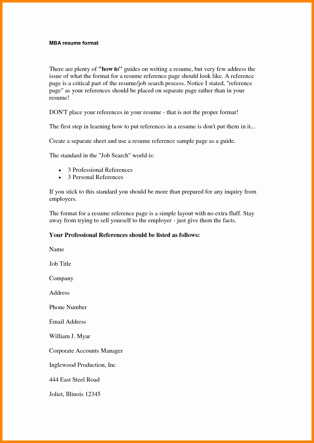 Reference Page Layout for Resume Luxury Layout for Resume References Sidemcicek