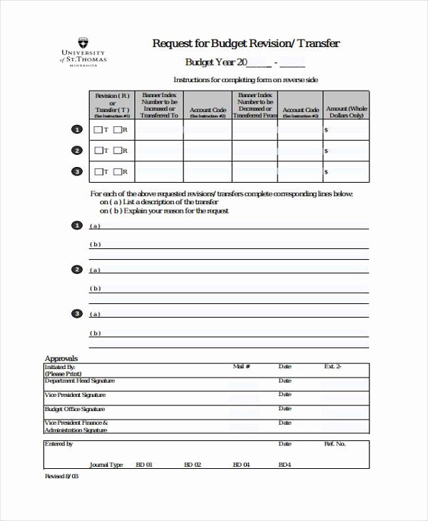 Request for Funds form Template Inspirational Bud form Templates