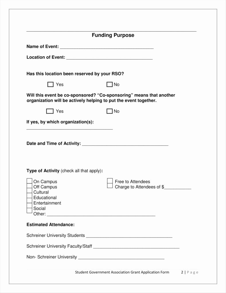 Request for Funds form Template Unique 9 Funding Application form Templates Free Pdf Doc