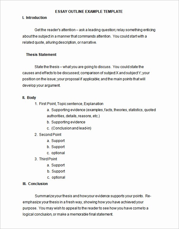 Research Paper Outline Template Word Inspirational 35 Outline Templates Free Word Pdf Psd Ppt