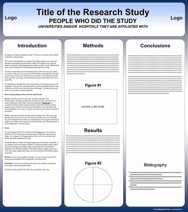 Research Poster Template for Powerpoint Beautiful Poster Presentation Template 30x40