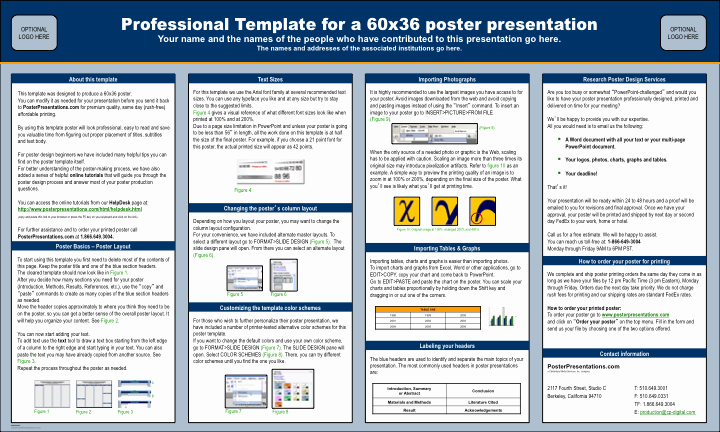 Research Poster Template for Powerpoint Luxury Scientific Poster Template Ppt Poster Presentation