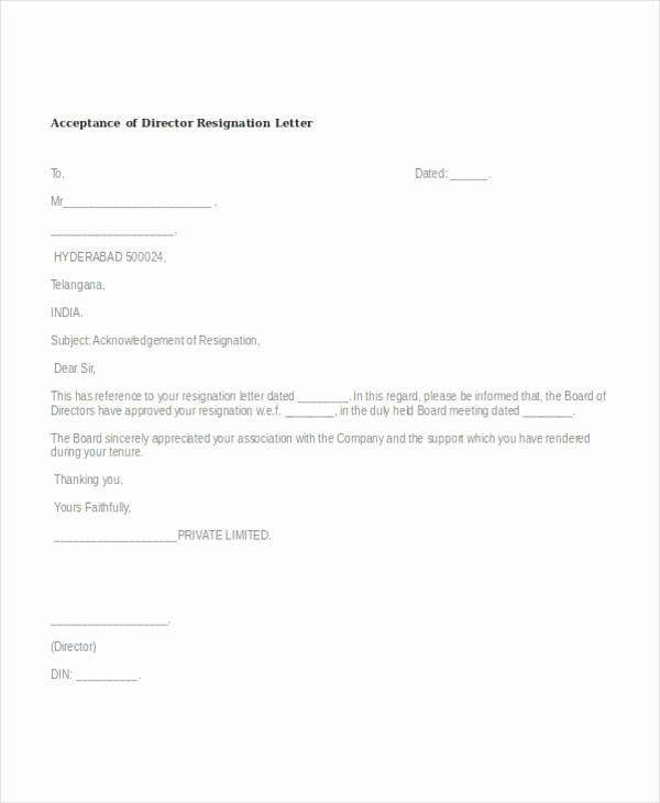 Resignation From Board Of Directors Lovely Board Director Resignation Letter Sample Uk