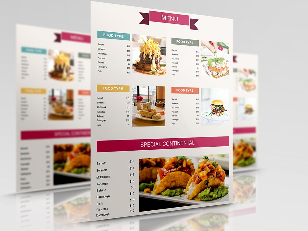 Restaurant Menu Templates Free Download Elegant 50 Free Psd Restaurant Flyer Menu Templates