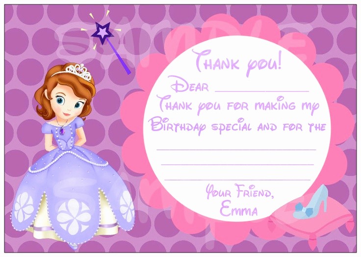 Restaurant P&amp;amp;l Template Awesome sofia the First Free Invitation Templates Download sofia