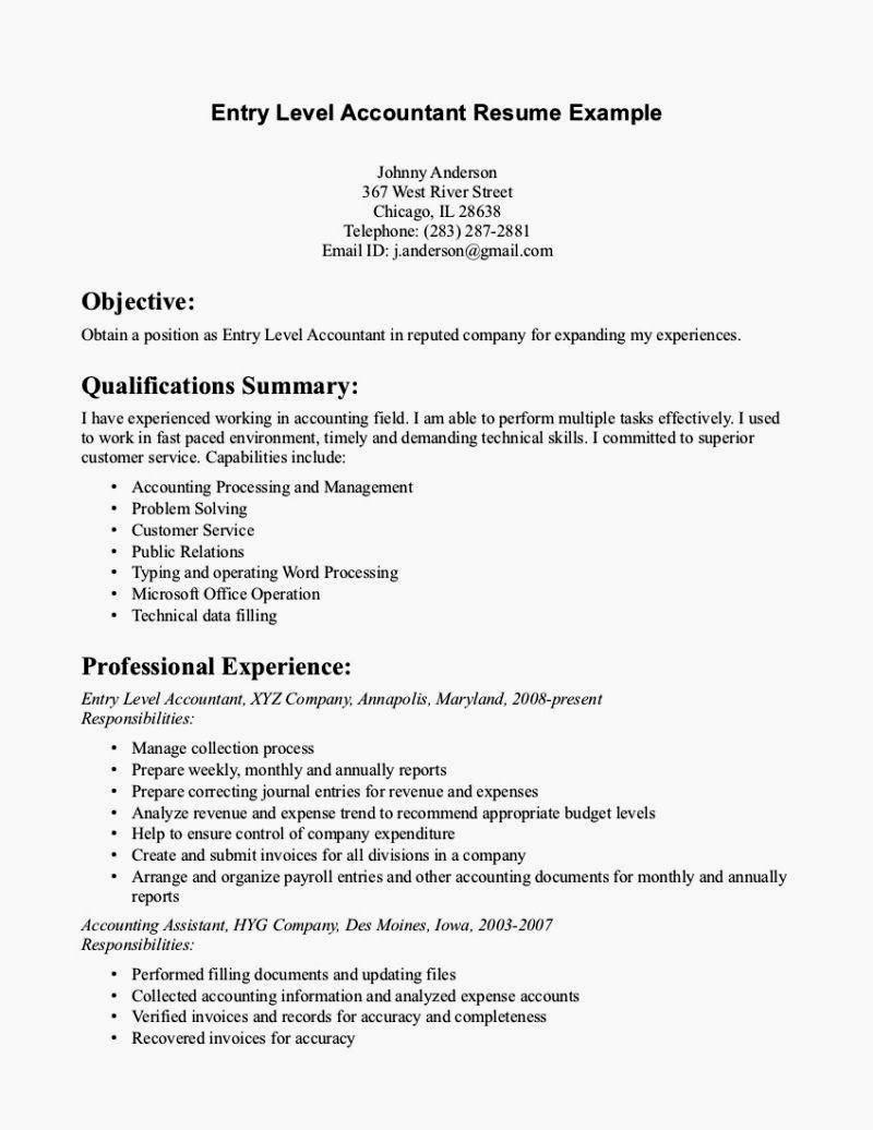 Resume Cover Letter Entry Level Luxury Entry Level Job Resume Examples Resume Template