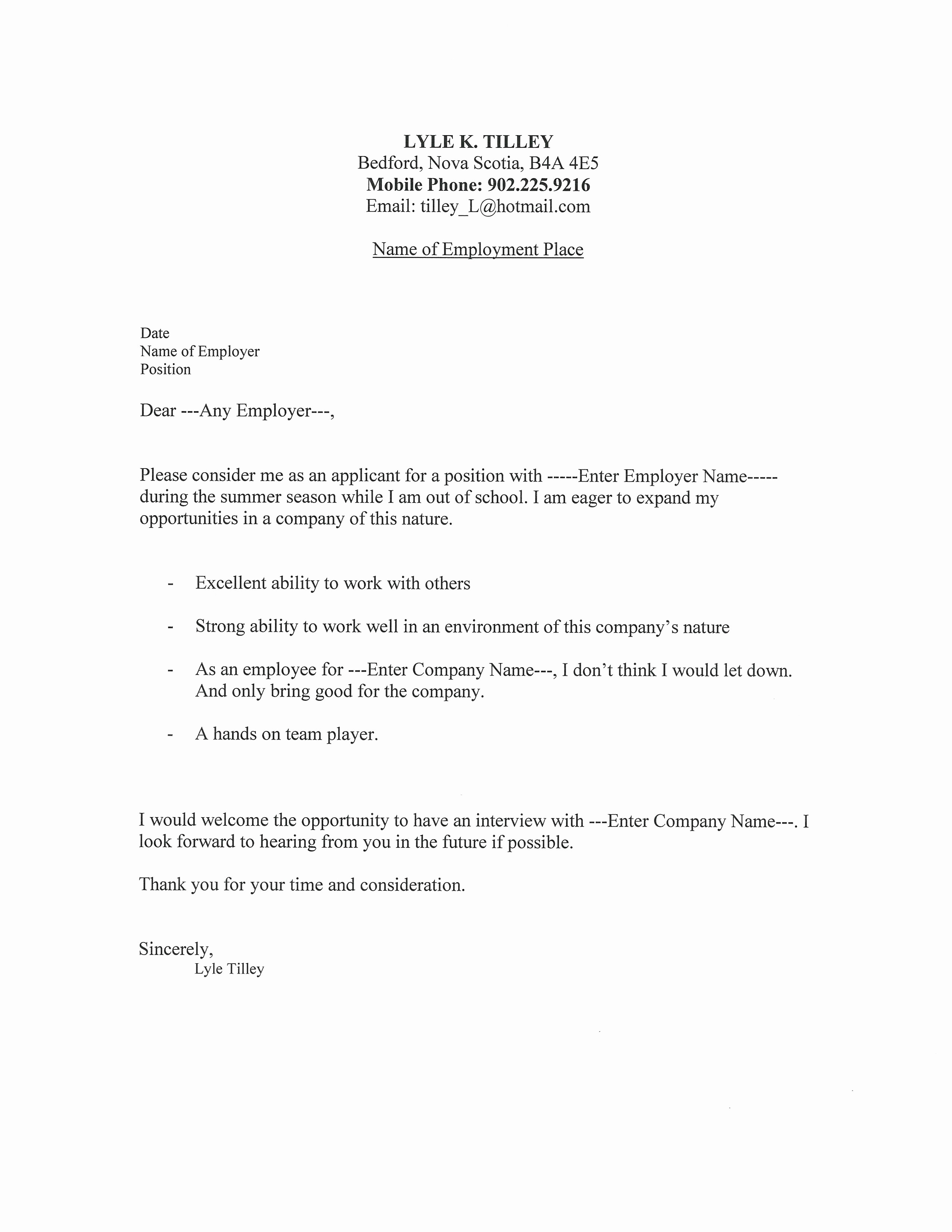 Resume Cover Letter Templates Free Inspirational Examples Cover Letter for Resume Template