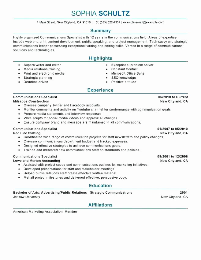 Resume for Internal Promotion Template Beautiful Floridaframeandart