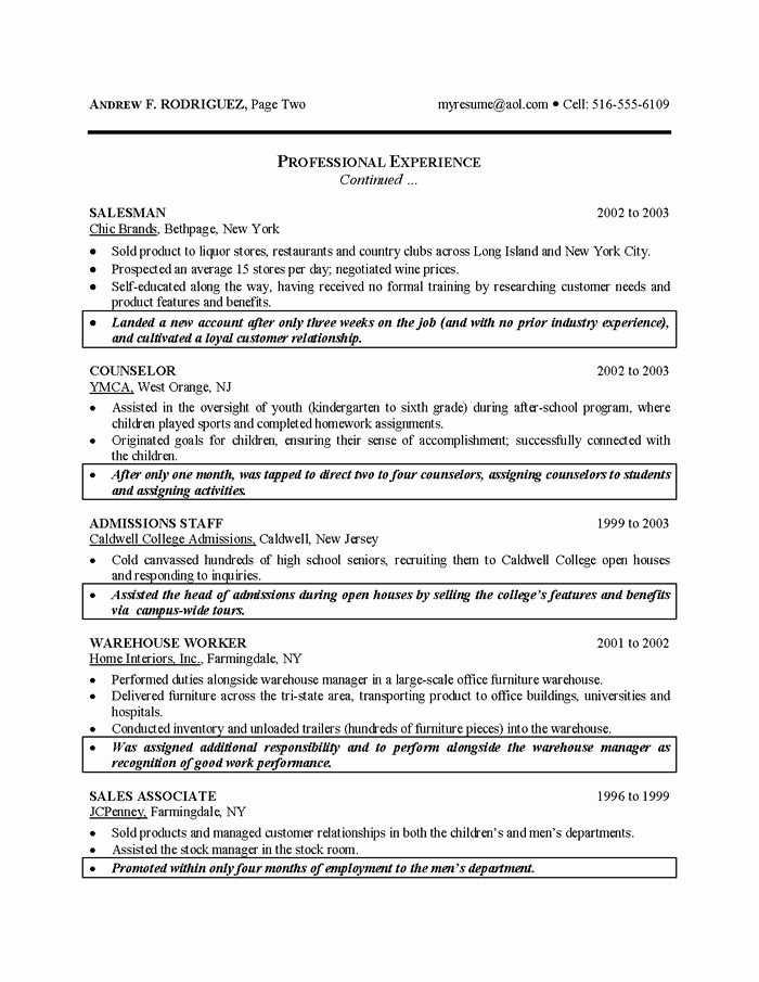 Resume for New College Graduate Fresh Professional Resume for College Student Best Resume