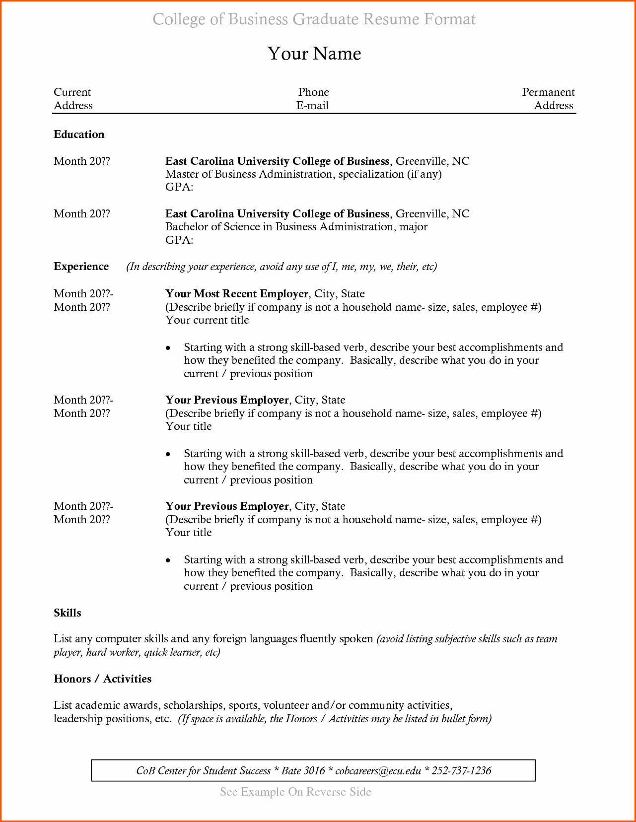 Resume for Recent College Grads Inspirational Resumes for College Graduates with No Experience