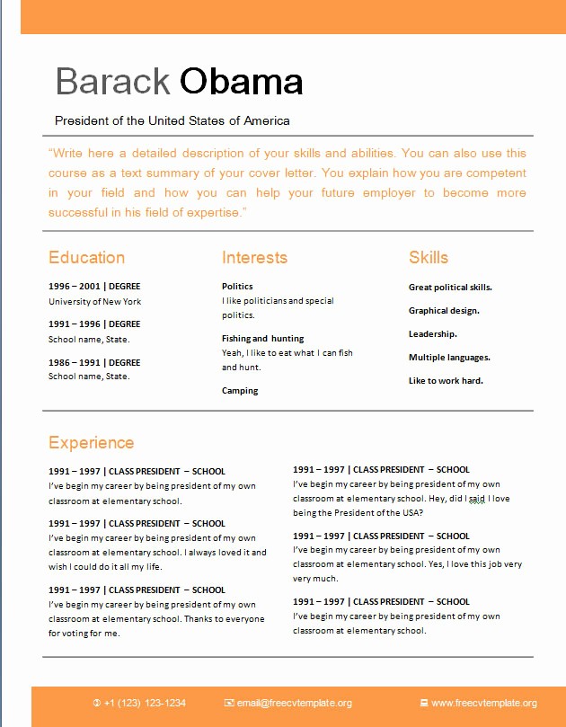 Resume format 2015 Free Download Unique Free Cv Resume Templates 502 to 509 – Free Cv Template
