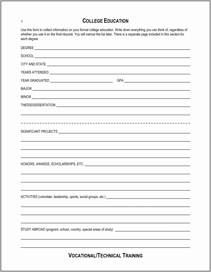 Resume forms to Fill Out Awesome Free Blank Resume to Print Resume Resume Examples