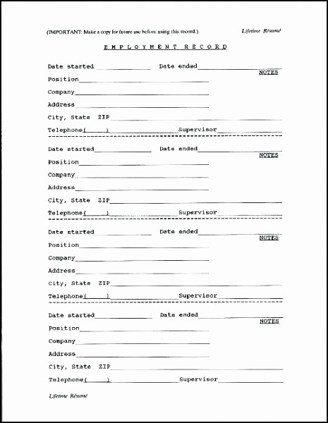 Resume forms to Fill Out Luxury Blank Resume forms – Gyomorgyurufo