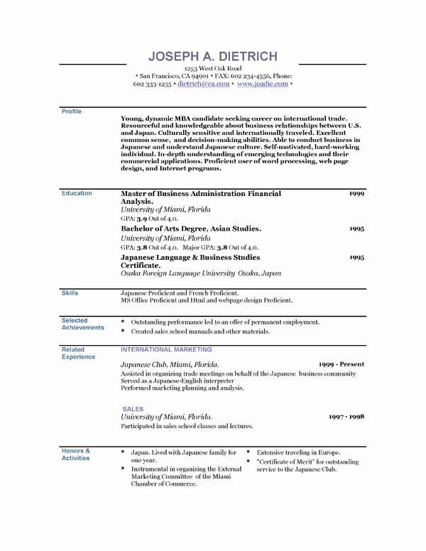 Resume Free Templates to Download Awesome Free Resume Sample Templates