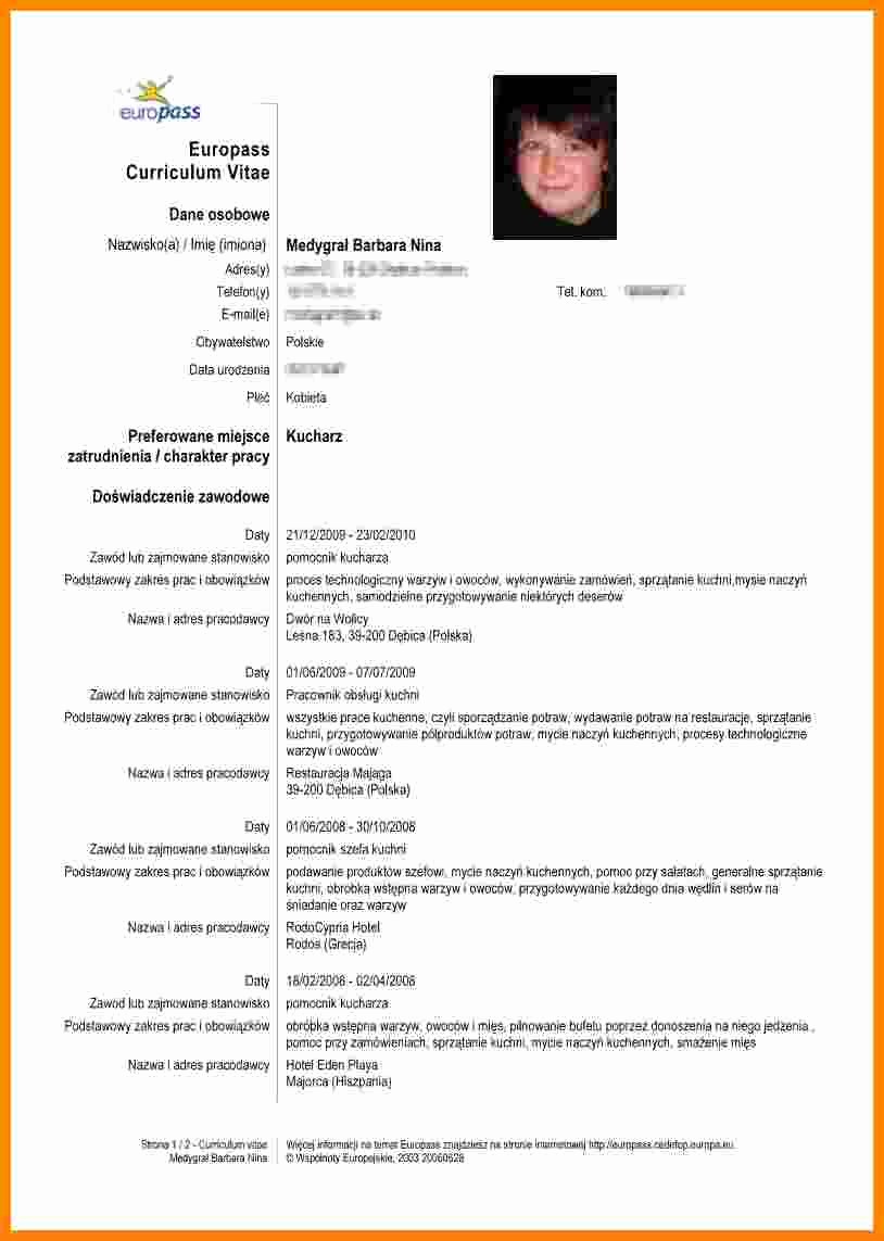 Resume Models In Word format Awesome 5 Curriculum Vitae Exemplu