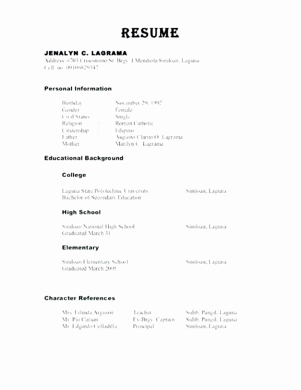  Resume Reference Template Microsoft Word Beautiful Resume Reference 