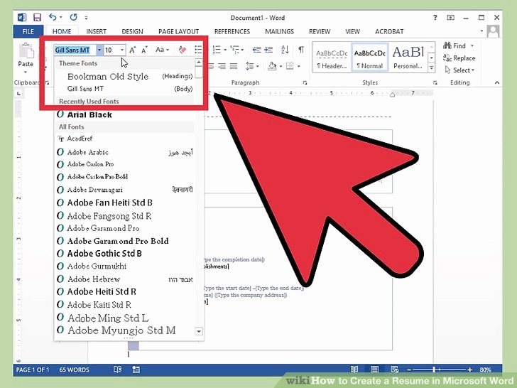 Resume Setup On Microsoft Word Awesome How to Create A Resume In Microsoft Word with 3 Sample