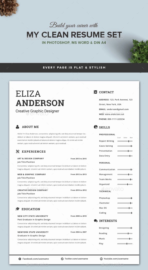 Resume Setup On Microsoft Word Luxury Personalize A Modern Resume Template In Ms Word