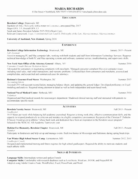 Resume Setup On Microsoft Word New College Resume Template Word – Amere