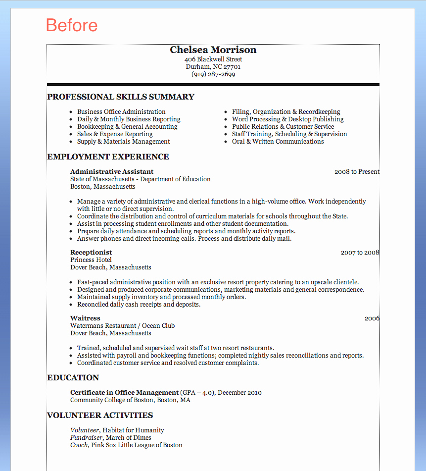 Resume Template for Office Job Inspirational Administrative assistant Job Description Fice Sample