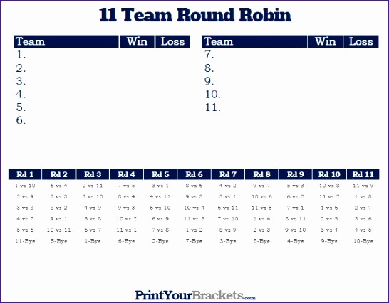 Round Robin tournament Template Excel Elegant 12 Football Pool Excel Template Exceltemplates