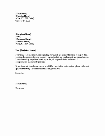 Salary History In Cover Letter Lovely Cover Letter with Salary History Sample Narrative Essay