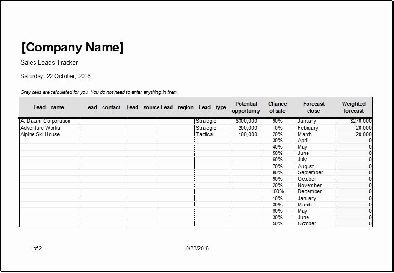 Sales Lead Management Excel Template Unique Sales Lead Tracker Template Excel