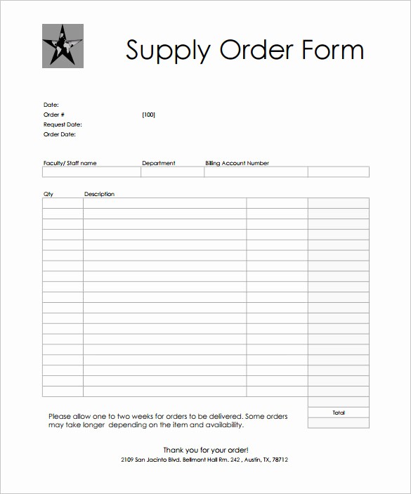 Sales order form Template Free Lovely 29 order form Templates Pdf Doc Excel
