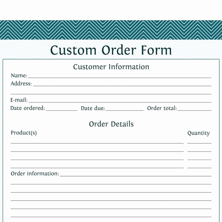 Sales order form Templates Free Luxury Pinterest • the World’s Catalog Of Ideas