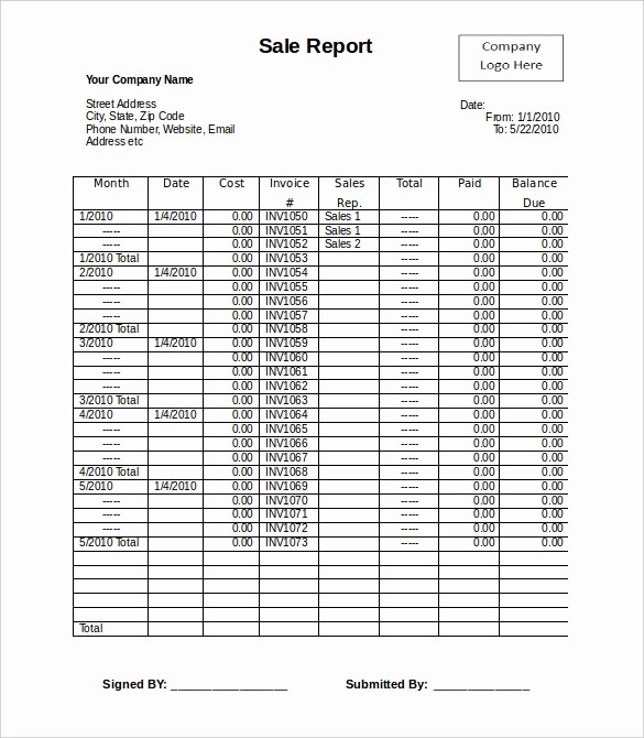 Sales Rep Activity Report Template Elegant Printable Monthly Sales Activity Log and Report
